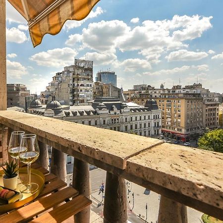 Chic Accommodation With Breathtaking Views Over Calea Victoriei - Your Central Heaven Bukarest Exteriör bild