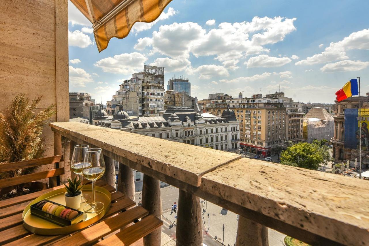 Chic Accommodation With Breathtaking Views Over Calea Victoriei - Your Central Heaven Bukarest Exteriör bild